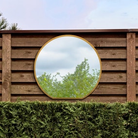 Circulus Round Indoor Outdoor Overmantel Wall Mirror