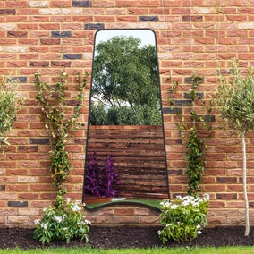 Coartans Abstract Curved Indoor Outdoor Full Length Wall Mirror