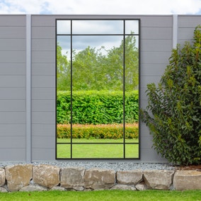 Penestra Modern Rectangle Indoor Outdoor Full Length Wall Mirror
