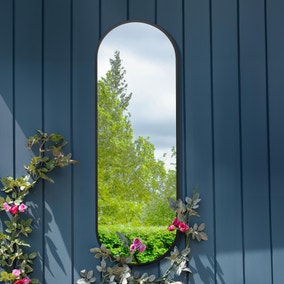 Vultus Lozenge Oval Indoor Outdoor Full Length Wall Mirror